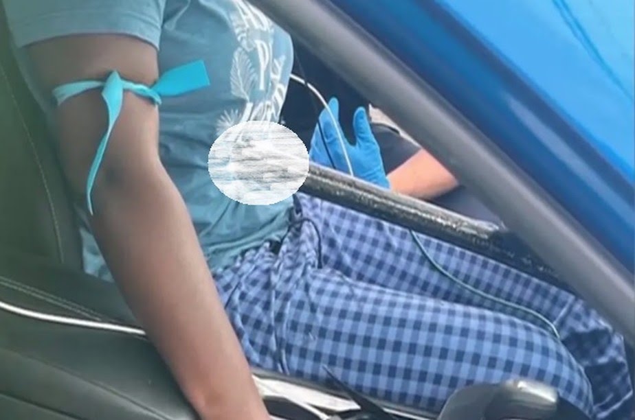 Universitária sobrevive após cabo de metal atravessar para-brisa e ficar cravado na barriga durante acidente