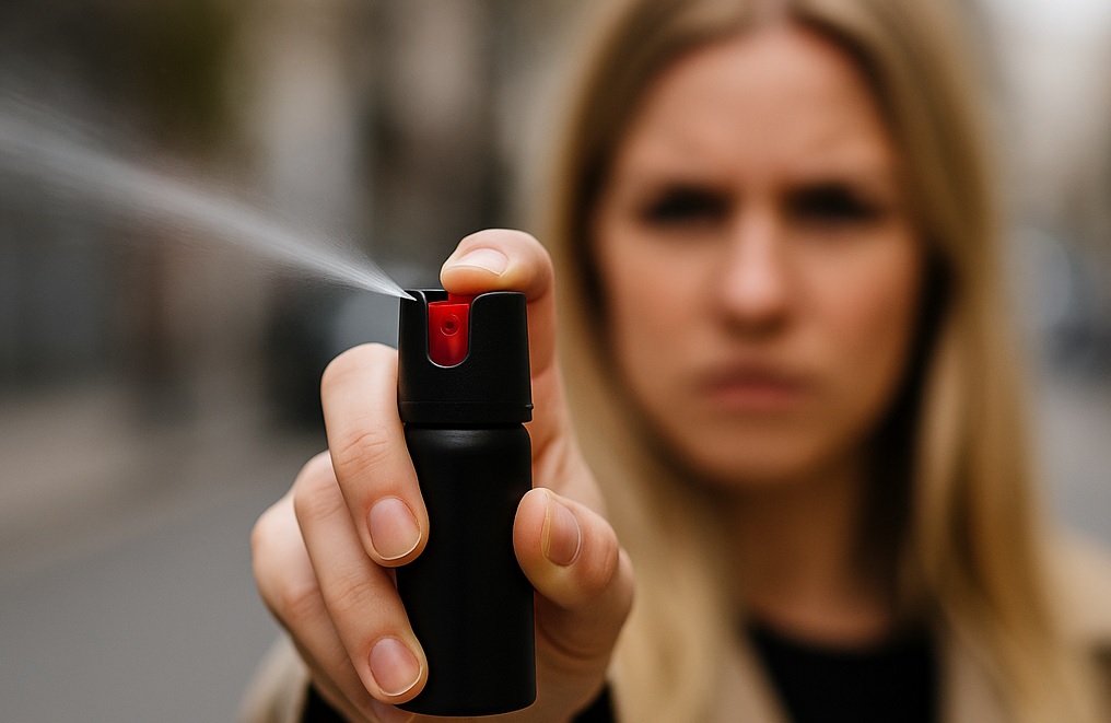 Spray de pimenta utilizado como instrumento de defesa pessoal